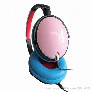 Headband Headphones with 2.0m Cord Length and 3.5mm Stereo Plug, Digital Stereo Sound